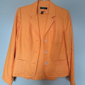 Ralph Lauren 2 pc Wide leg Pants Suit